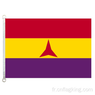 Drapeau Espagnol républicain Brigades internationales 90*150cm 100% polyester